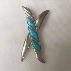 Jay King DTR Sterling Silver Turquoise Pendant